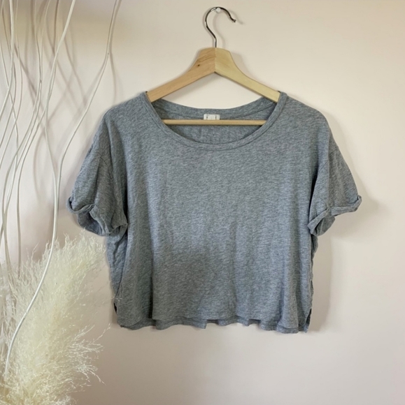 GARAGE Grey Crop Top Size S - Picture 2 of 8
